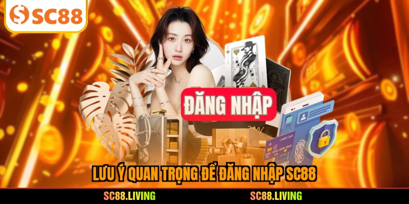 Lưu ý quan trọng để đăng nhập SC88