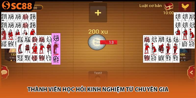 Thành viên học hỏi kinh nghiệm từ chuyên gia