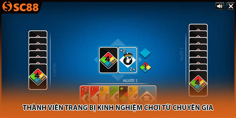 Thành viên trang bị kinh nghiệm chơi từ chuyên gia